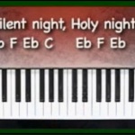 Christmas Keys: Learn Silent Night Melody on the Piano