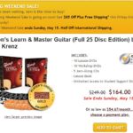 Spring Weekend Sale Ends Soon: $85 Off Learn and Master Guitar!